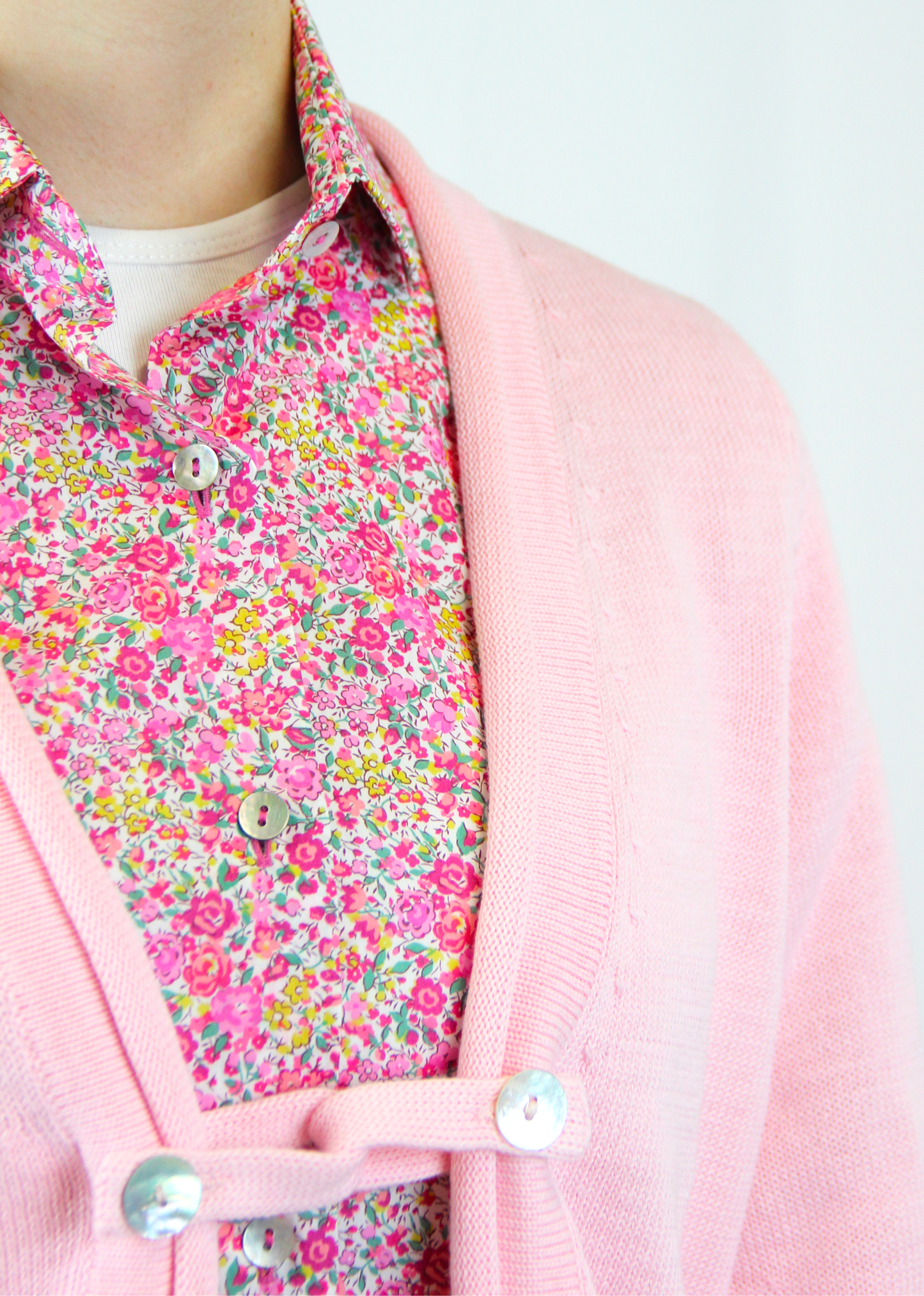 Cardigan chiusura nodo Cotone