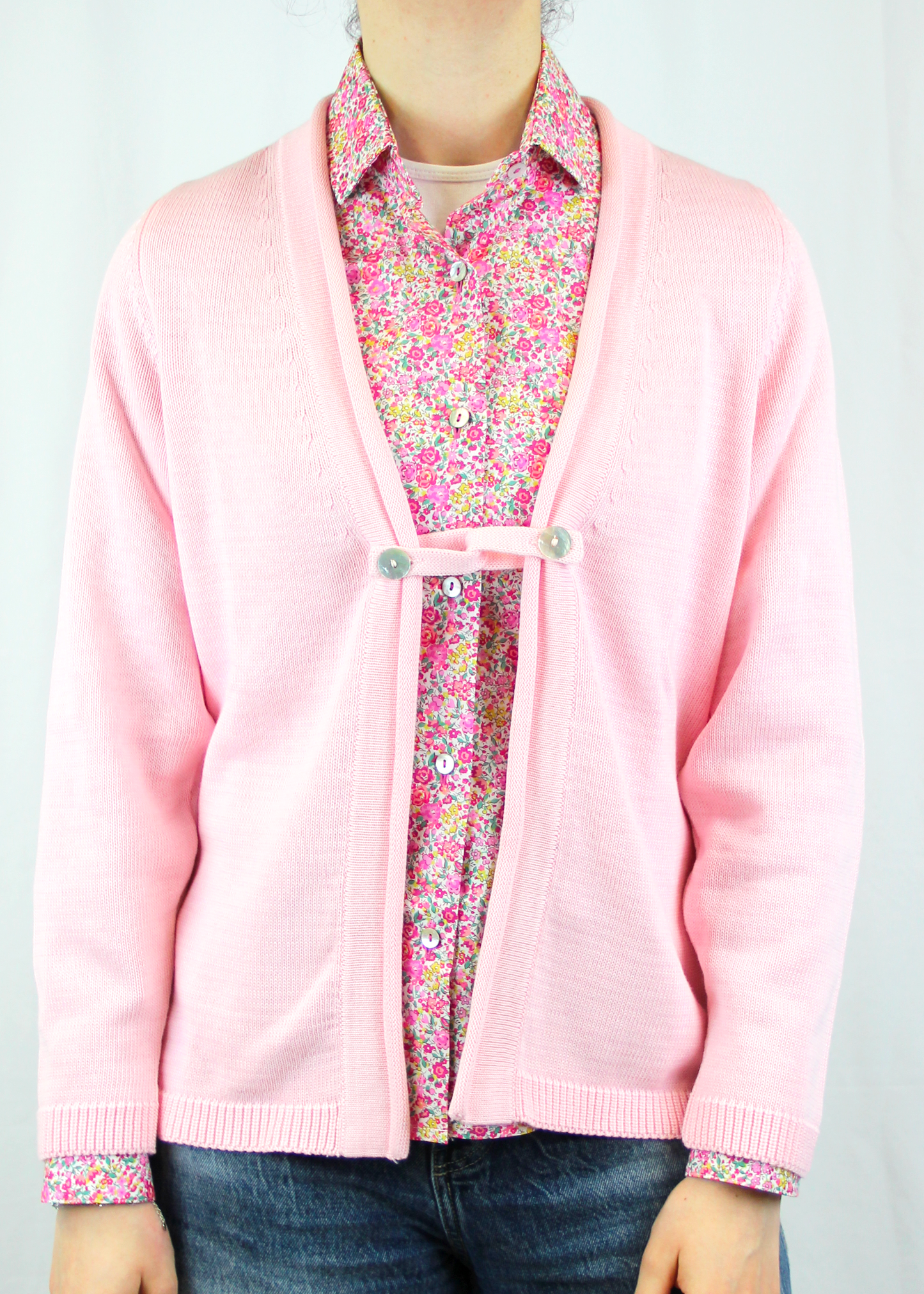 Cardigan chiusura nodo Cotone