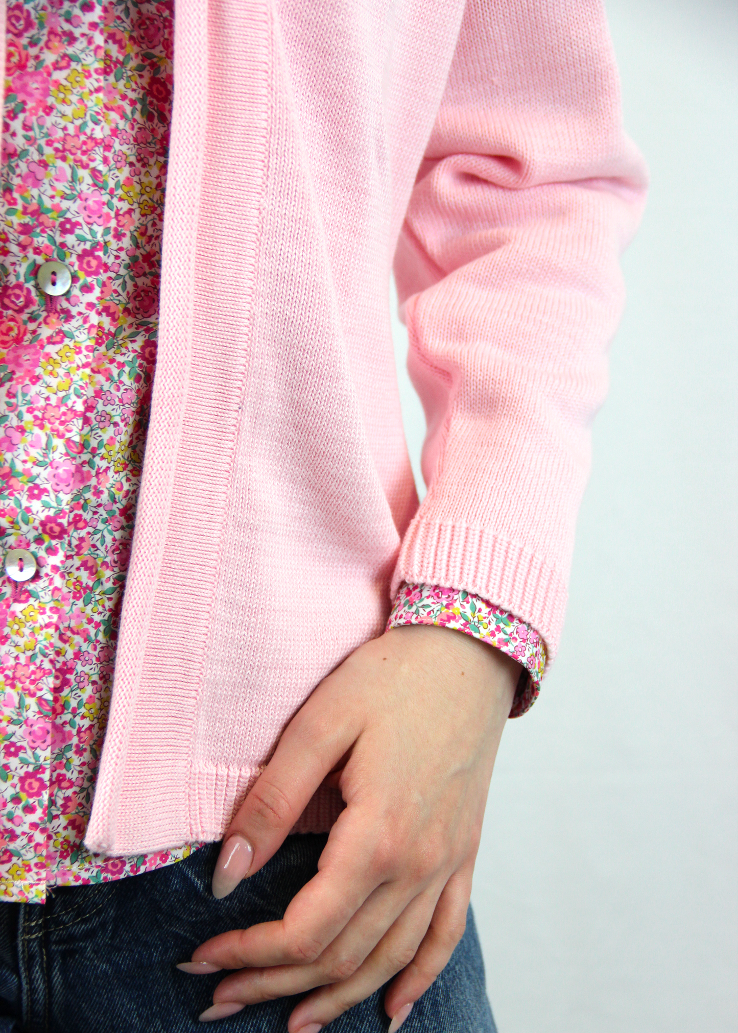 Cardigan chiusura nodo Cotone