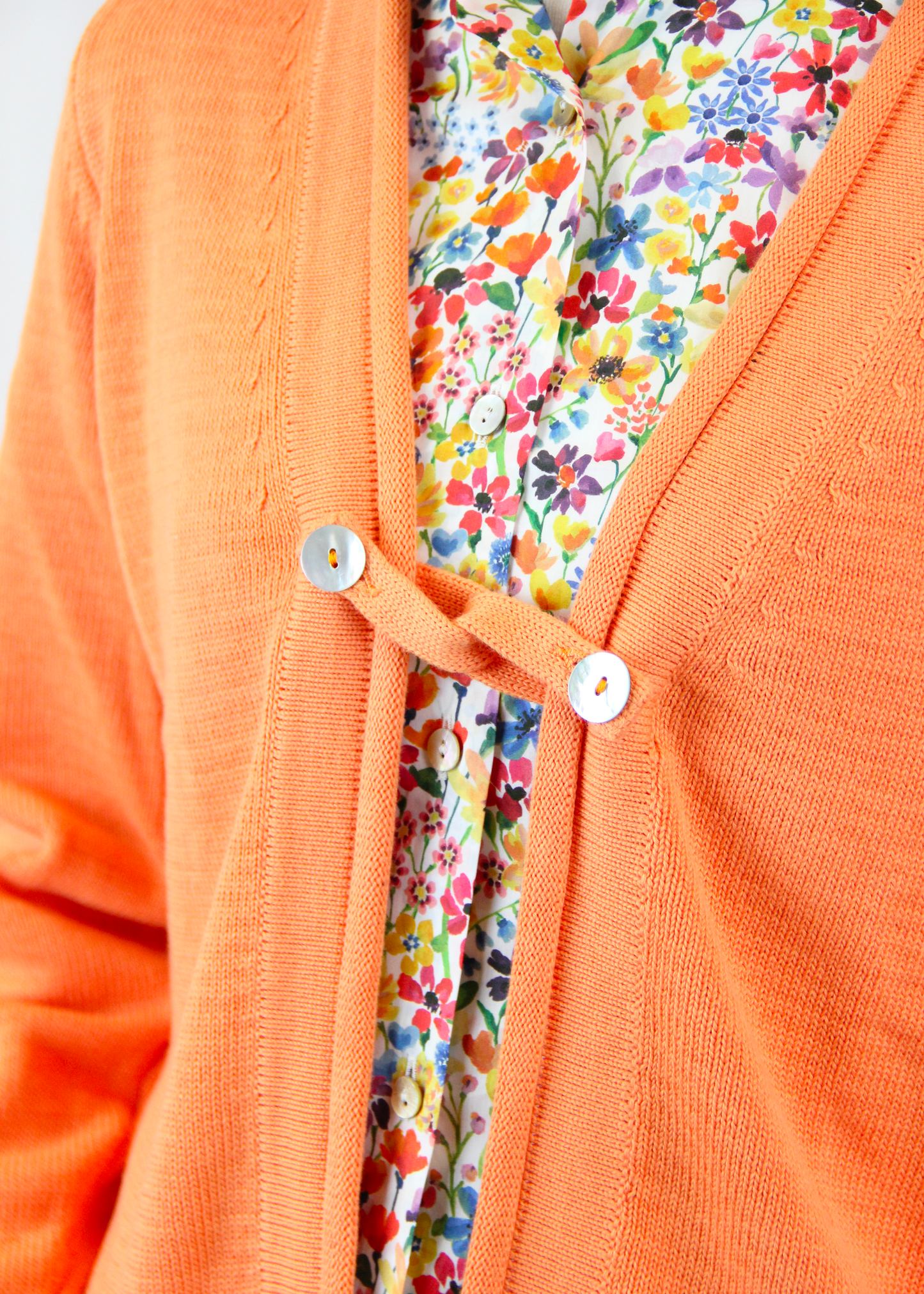 Cardigan chiusura nodo Cotone