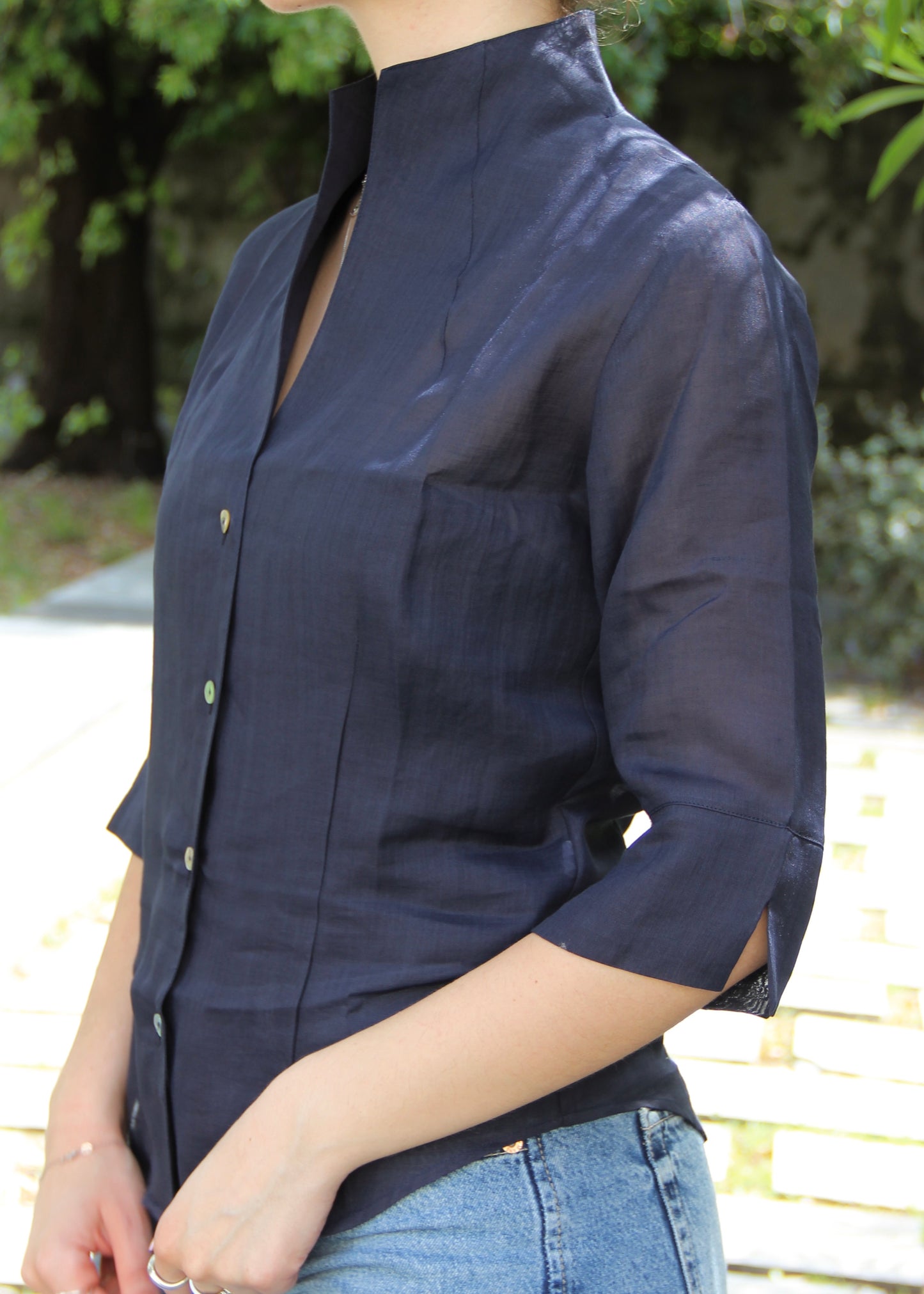 Camicia modello Daniela in Lino