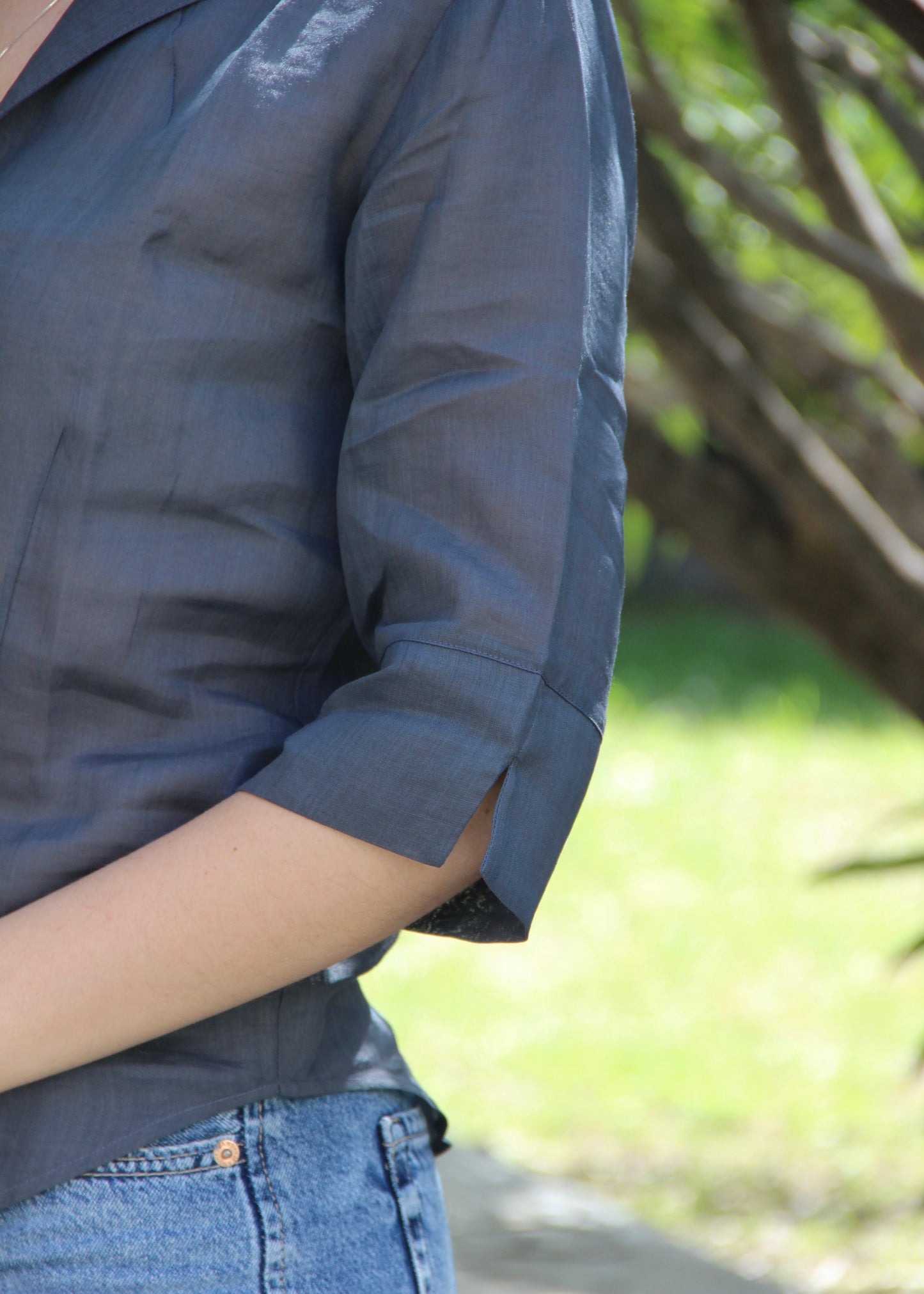 Camicia modello Daniela in Lino