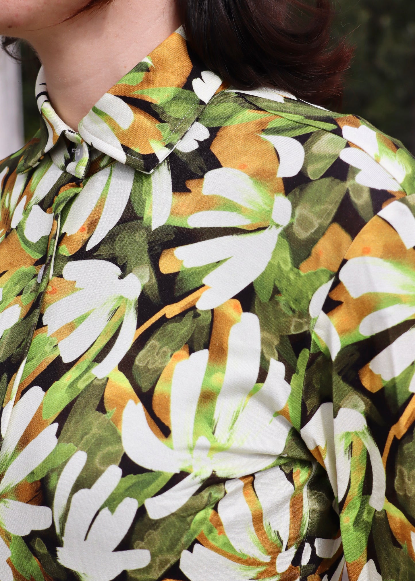 Camicia elasticizzata - Fantasia floreale 1