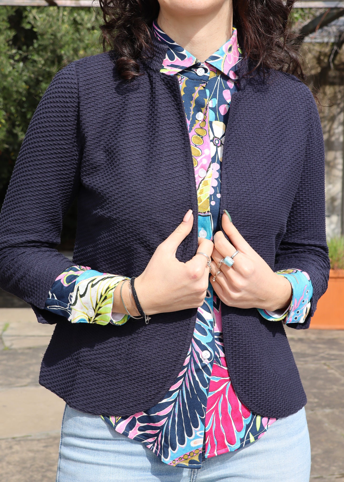 Camicia elasticizzata - Fantasia floreale 2