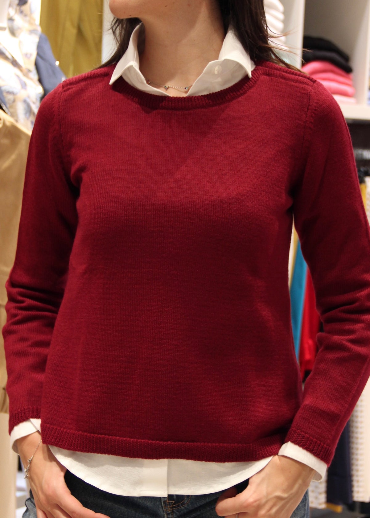 Maglione svasato - Lana merino
