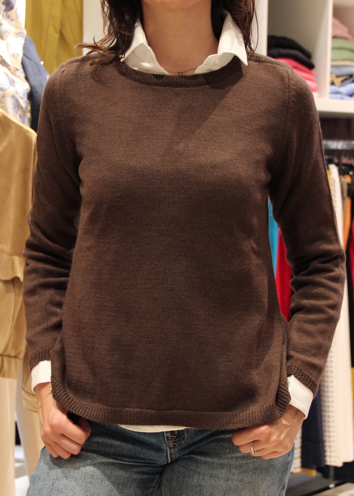 Maglione svasato - Lana merino